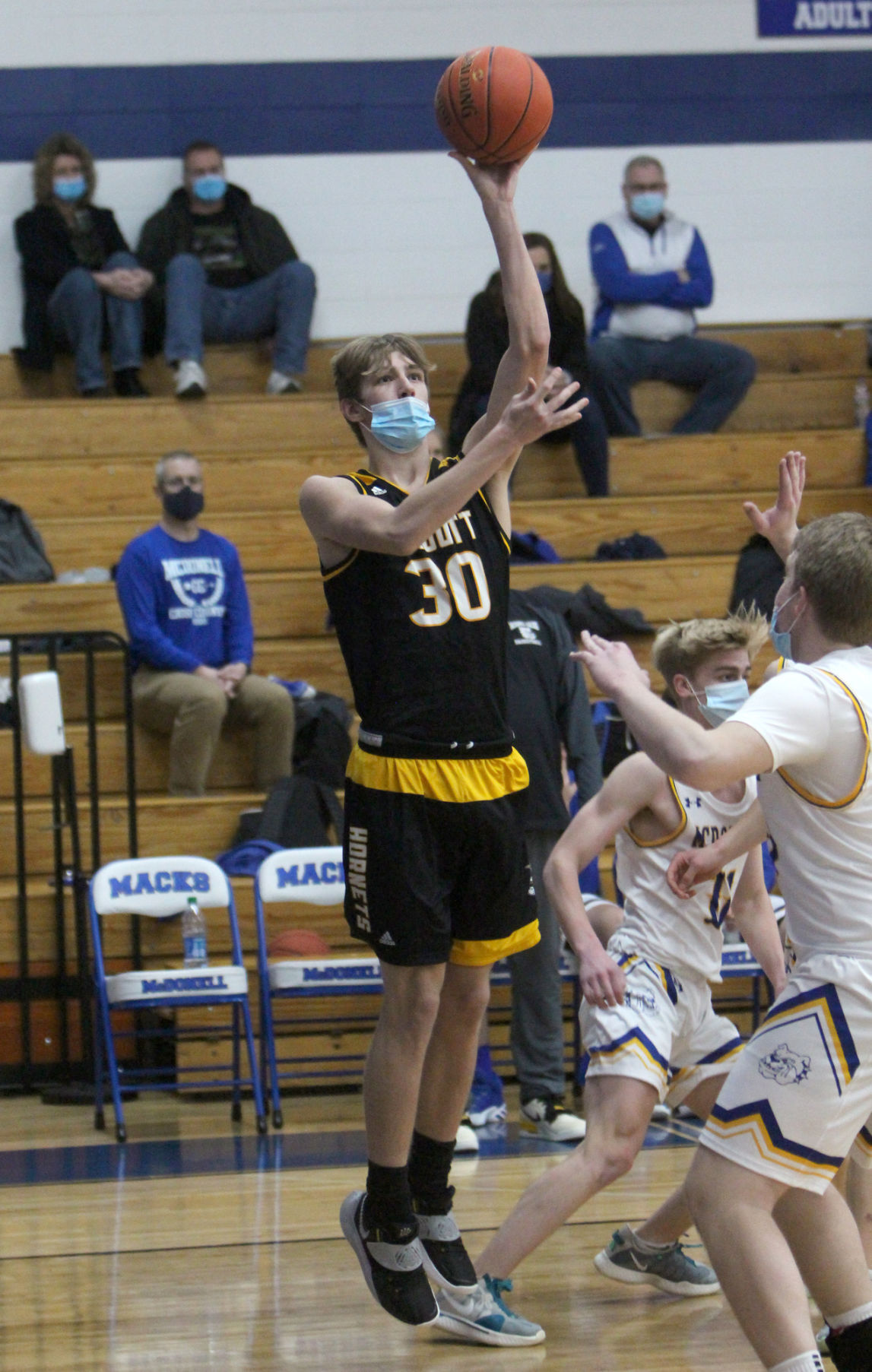 Cadott at McDonell boys basketball 1-18-21